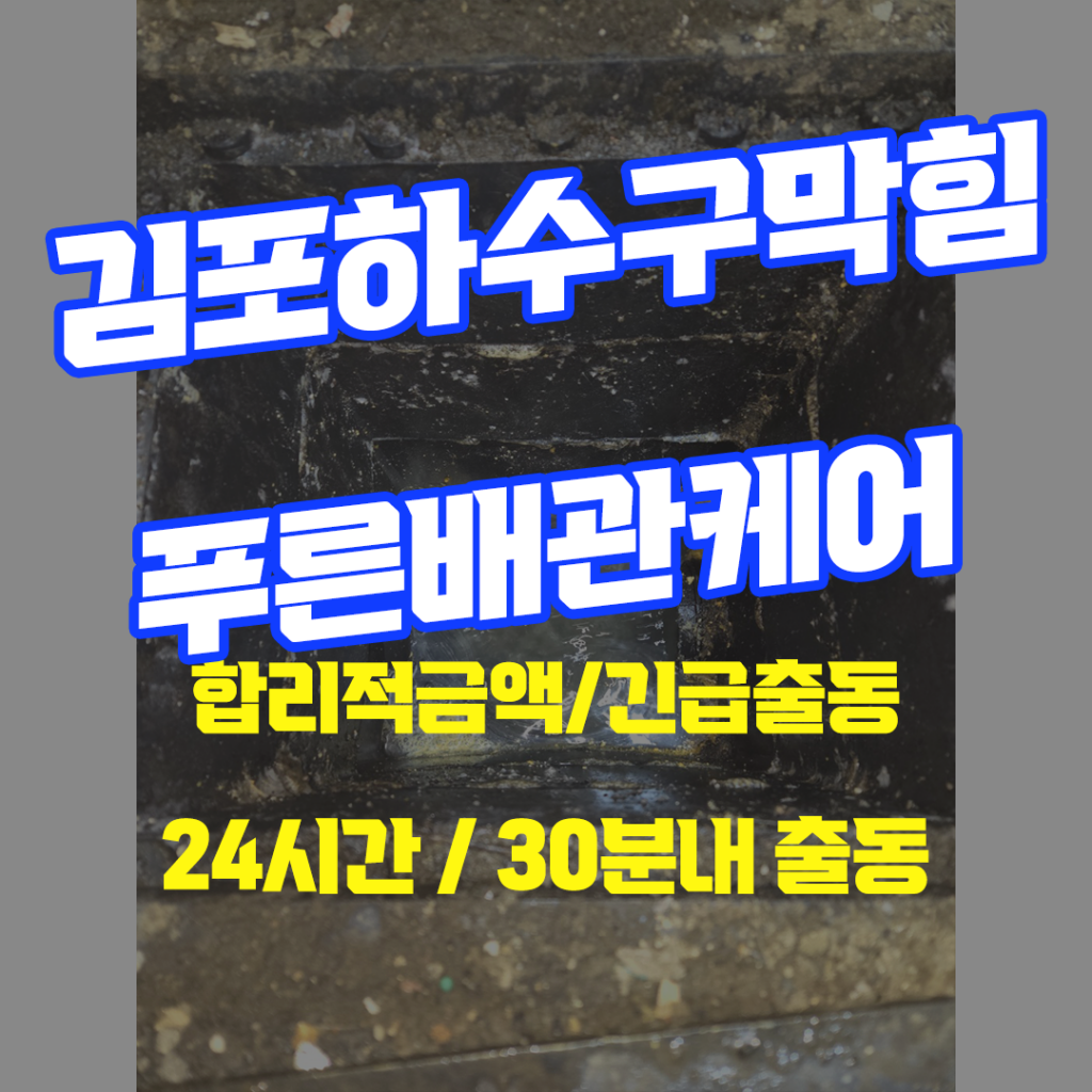 김포하수구막힘
