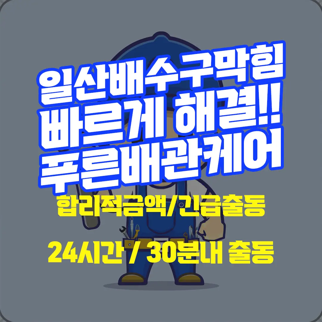 일산배수구막힘