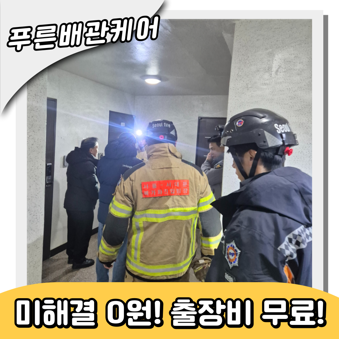 하수구역류