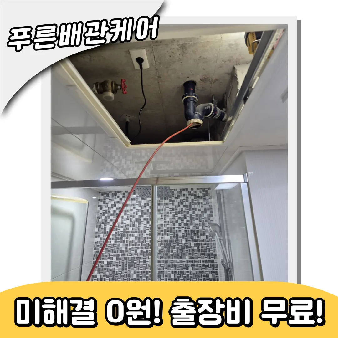 고촌읍하수구막힘