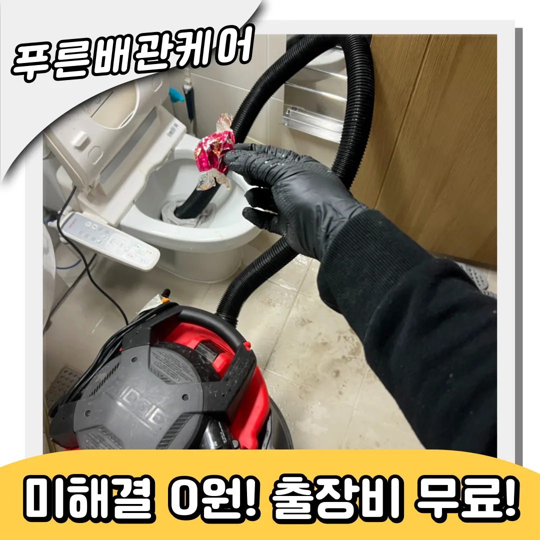 변기속이물질제거