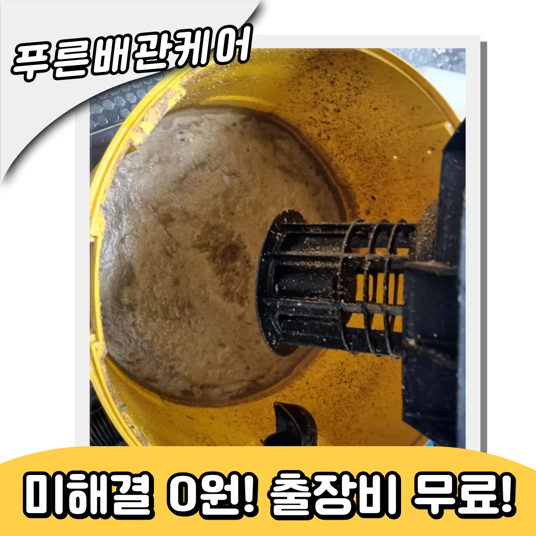 식당배수구막힘
