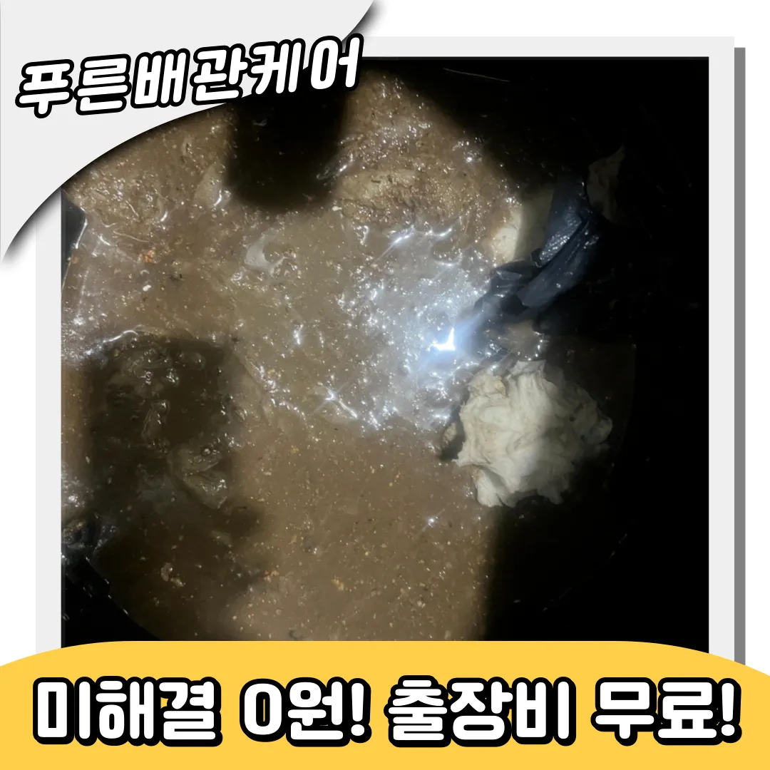 광명동하수구역류