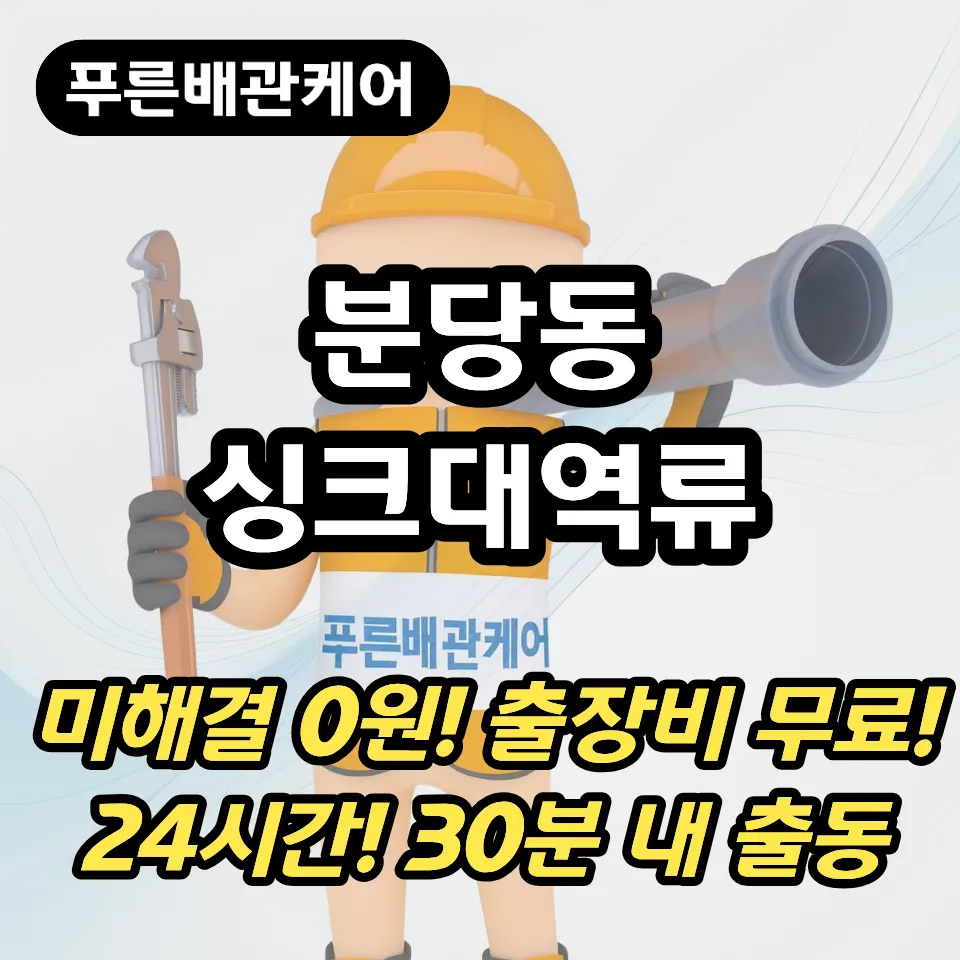 분당동싱크대역류