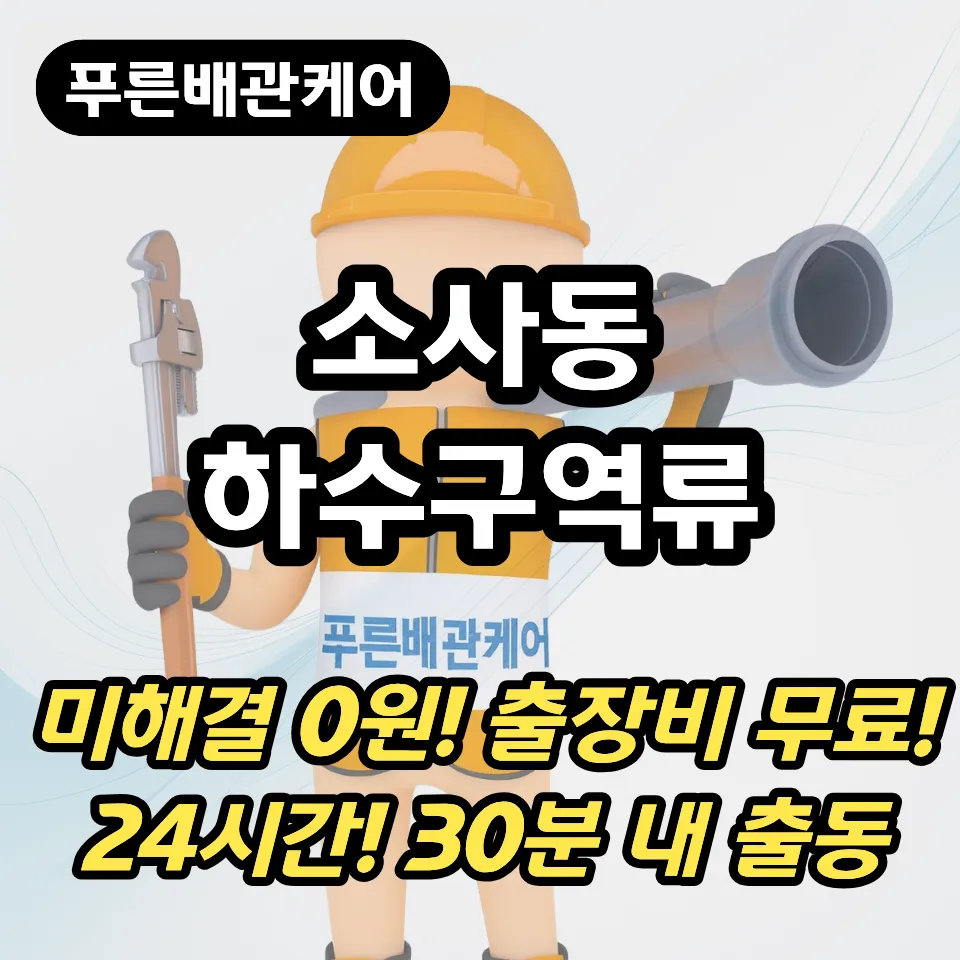 소사동하수구역류