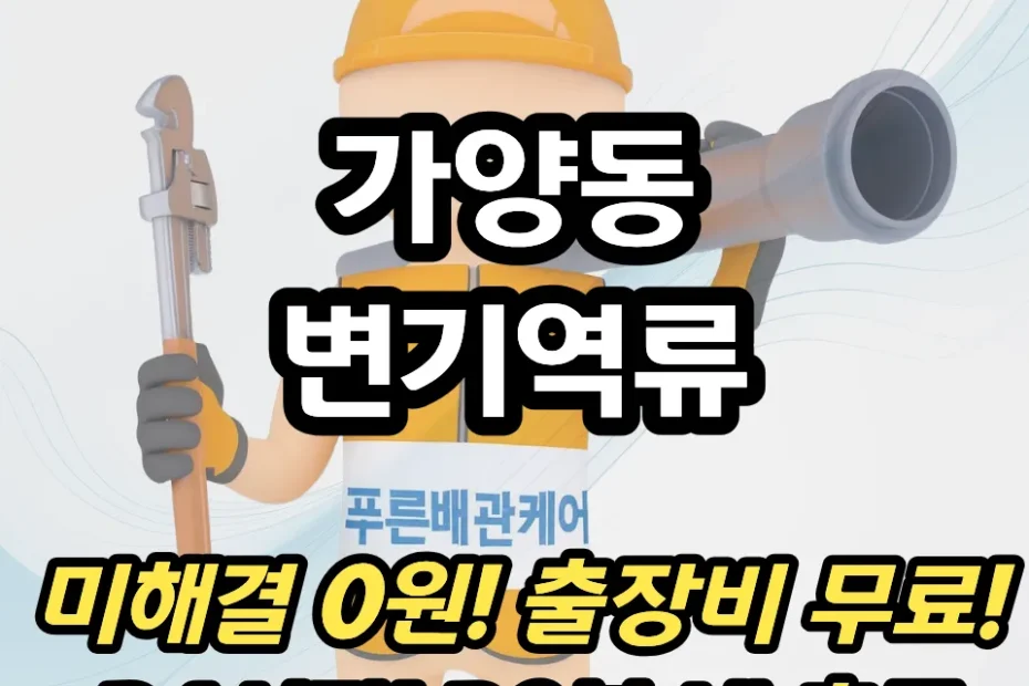 가양동변기역류