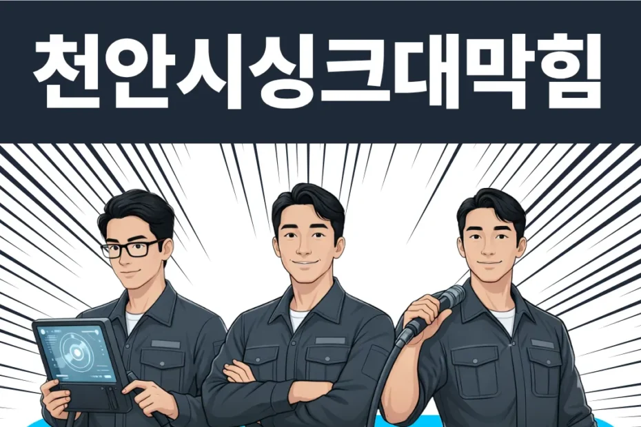 천안시싱크대막힘