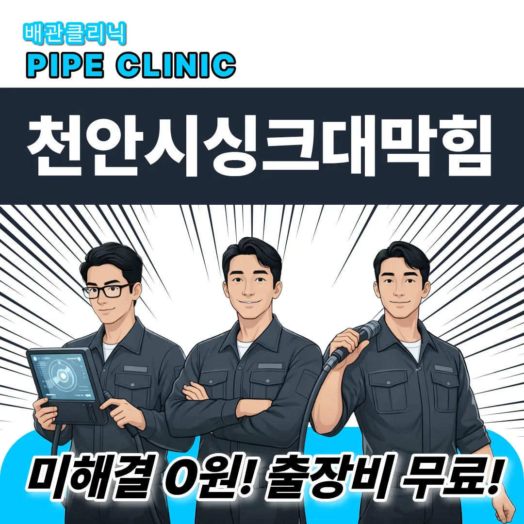 천안시싱크대막힘