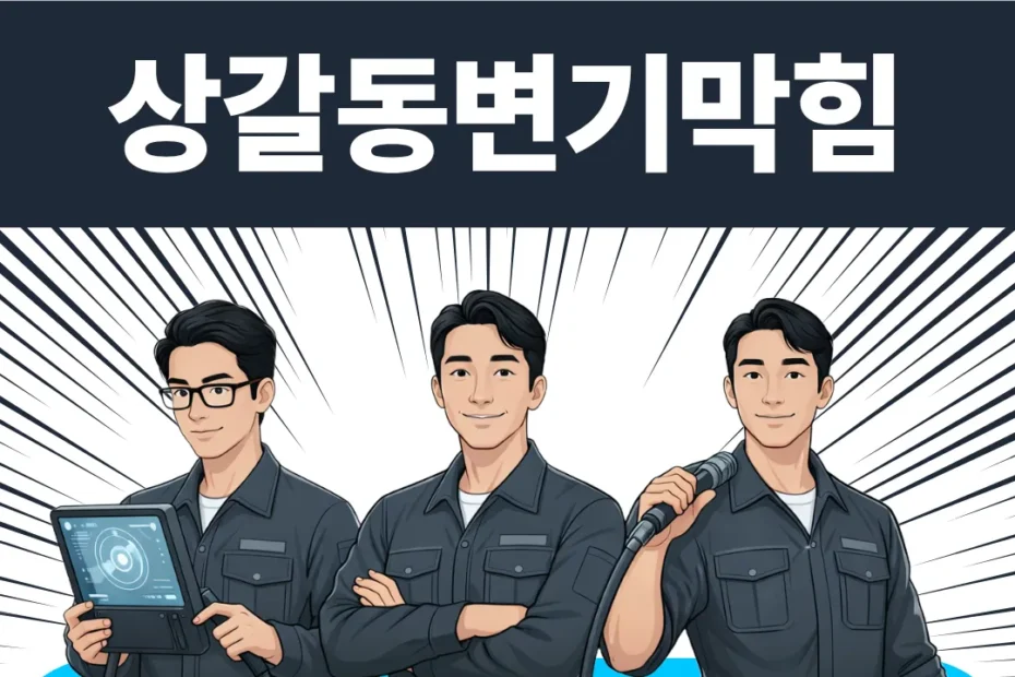 상갈동변기막힘