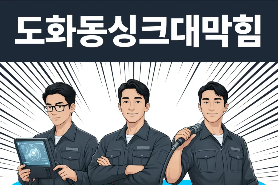 도화동싱크대막힘