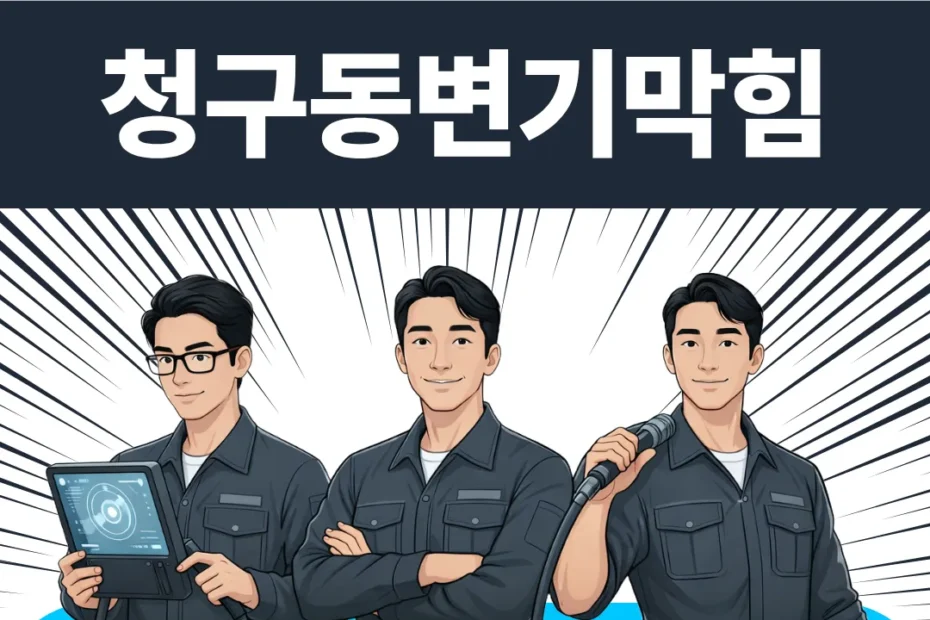 청구동변기막힘