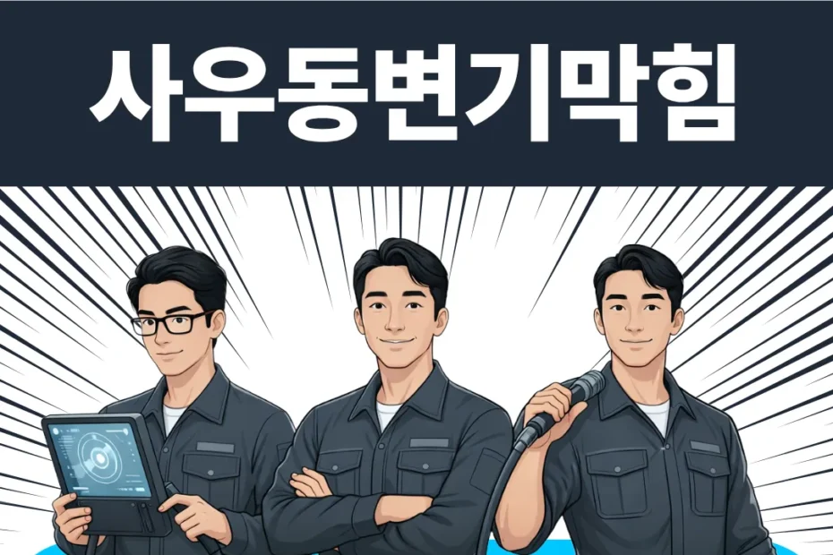 사우동변기막힘