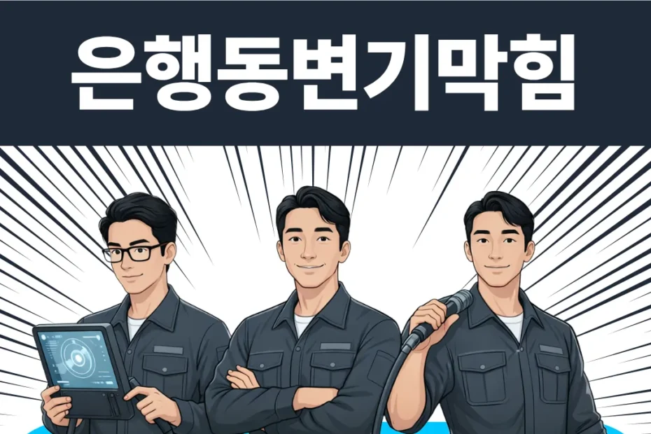 은행동변기막힘