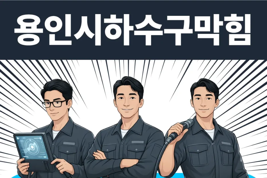 용인시하수구막힘