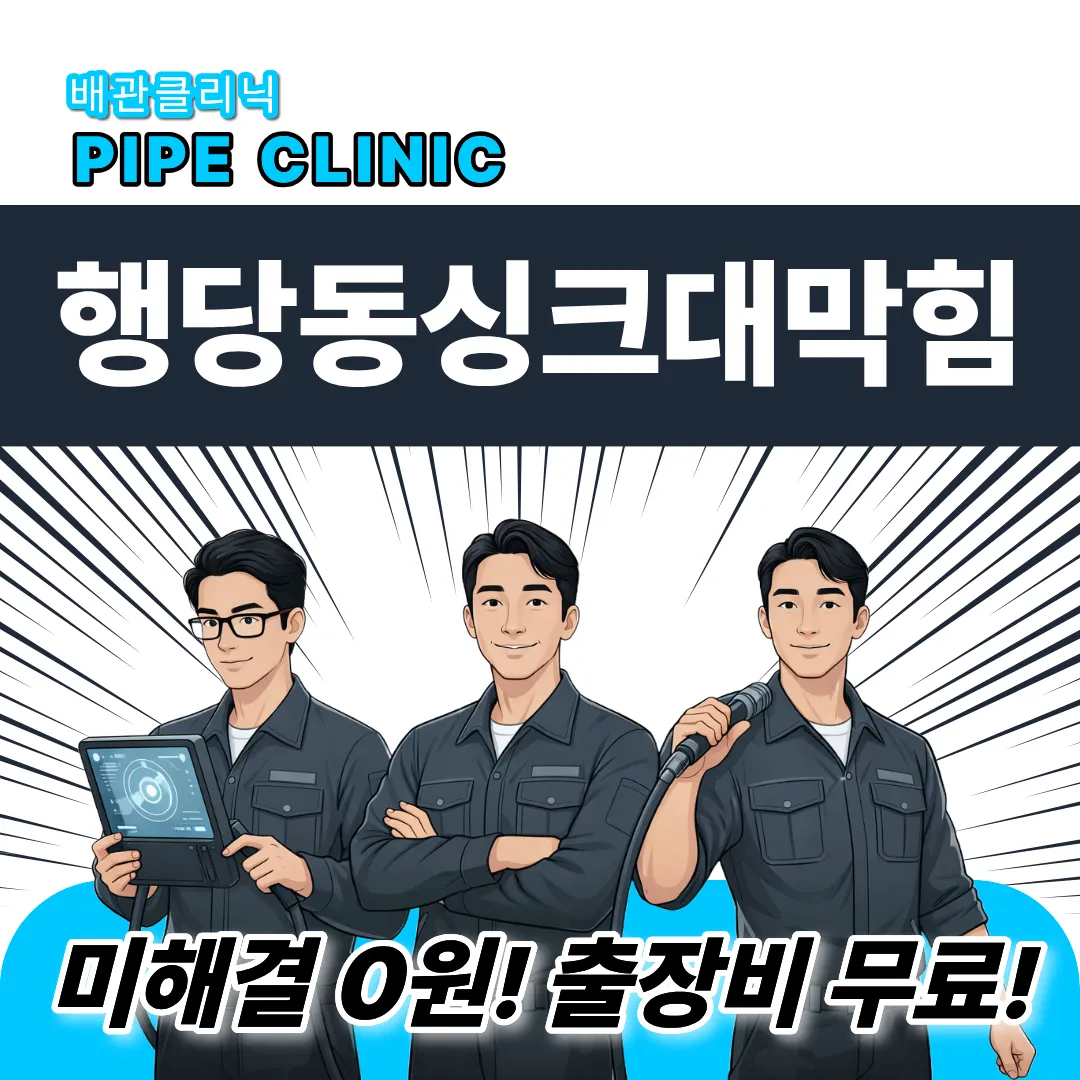 행당동싱크대막힘