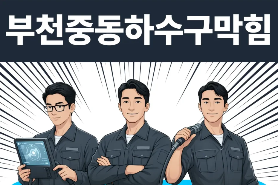 부천중동하수구막힘