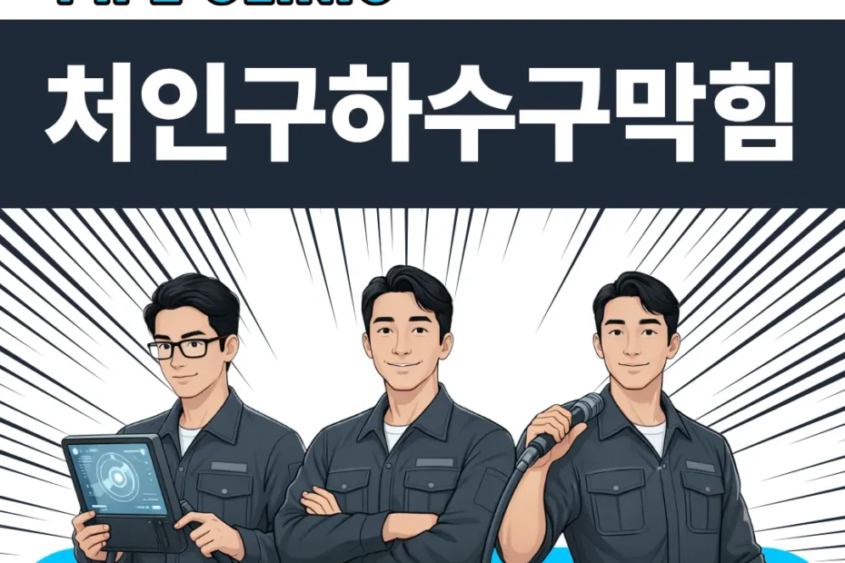처인구하수구막힘
