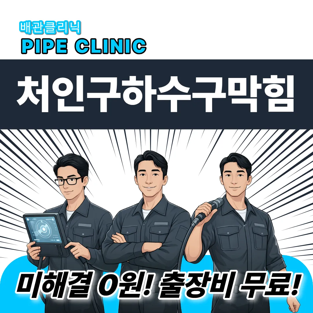 처인구하수구막힘