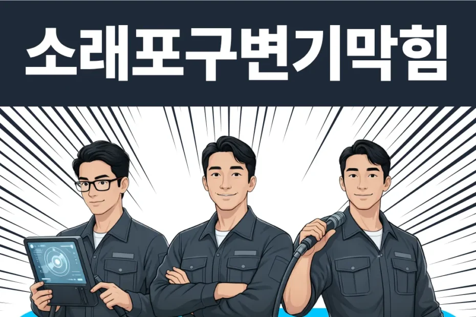 소래포구변기막힘