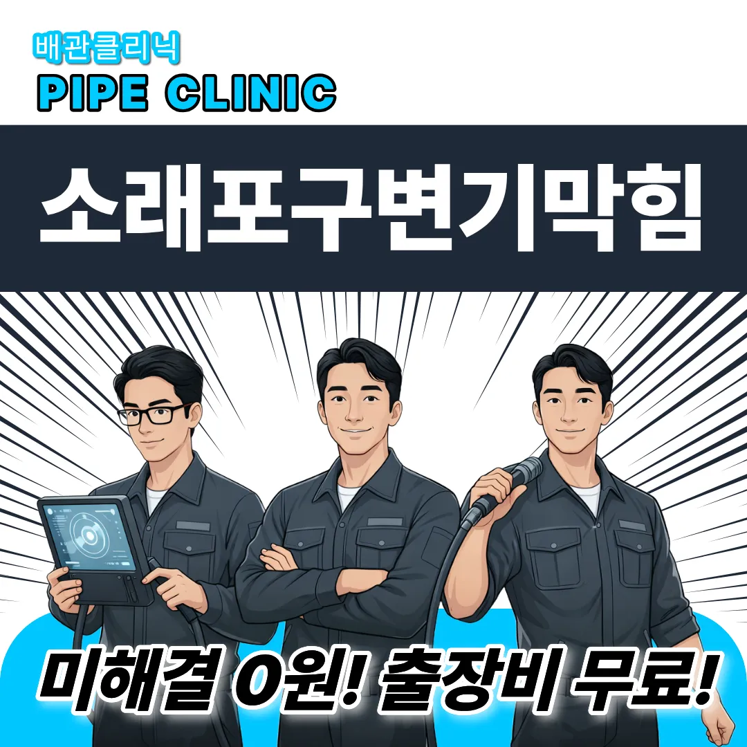 소래포구변기막힘