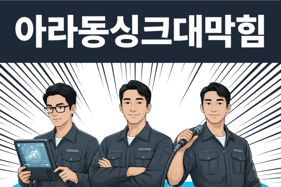 아라동싱크대막힘