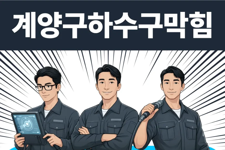 계양구하수구막힘