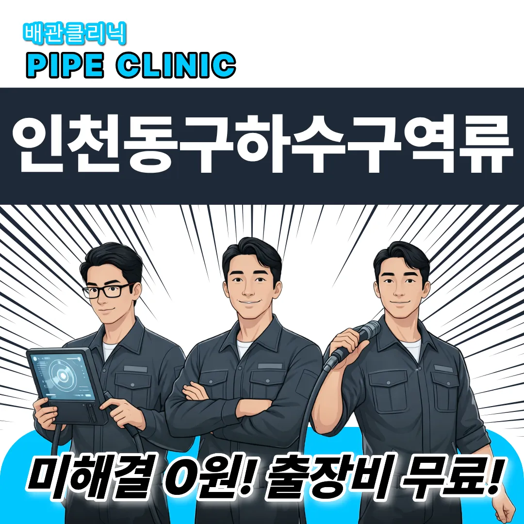 인천동구하수구역류