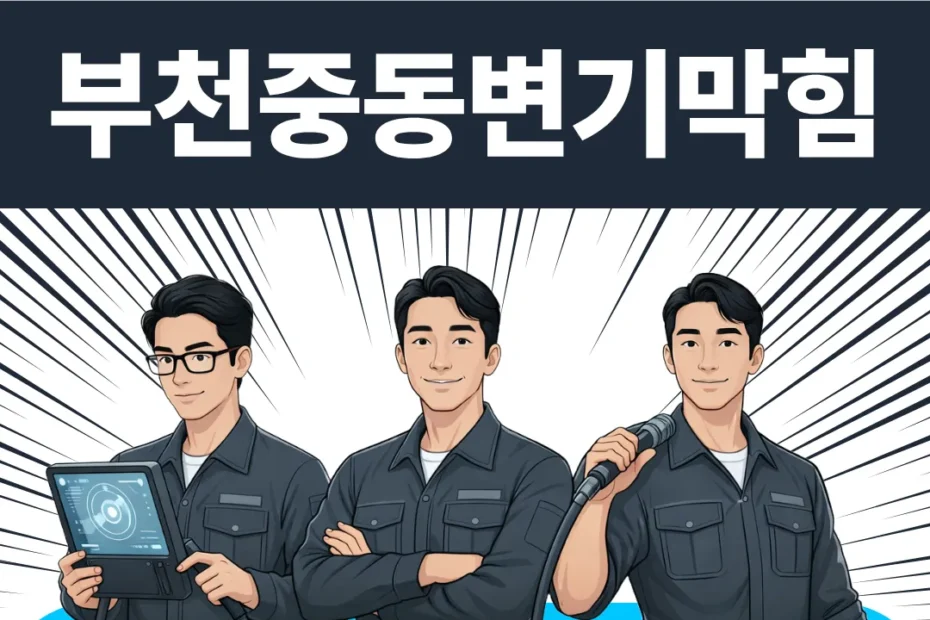 부천중동변기막힘