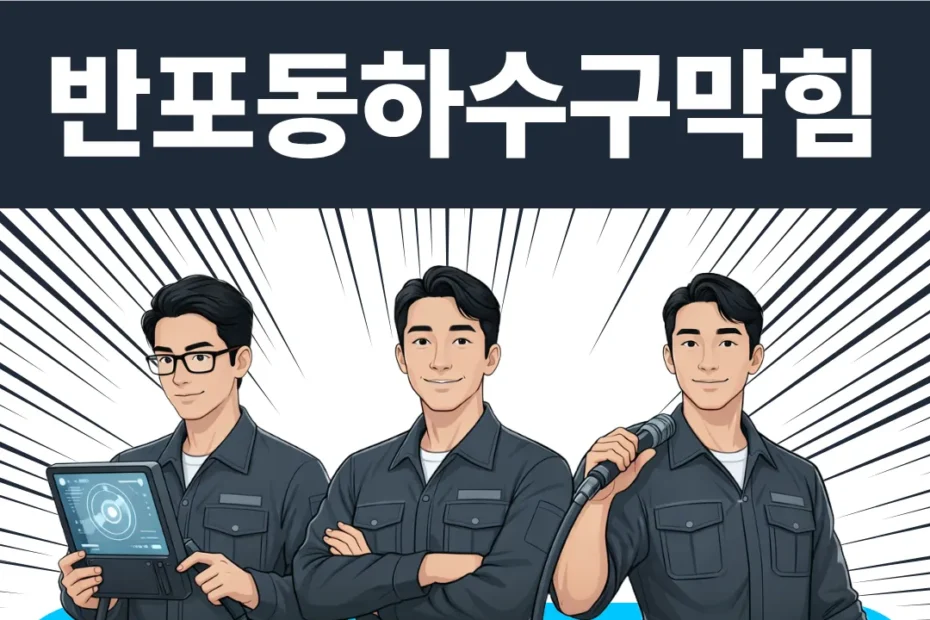 반포동하수구막힘