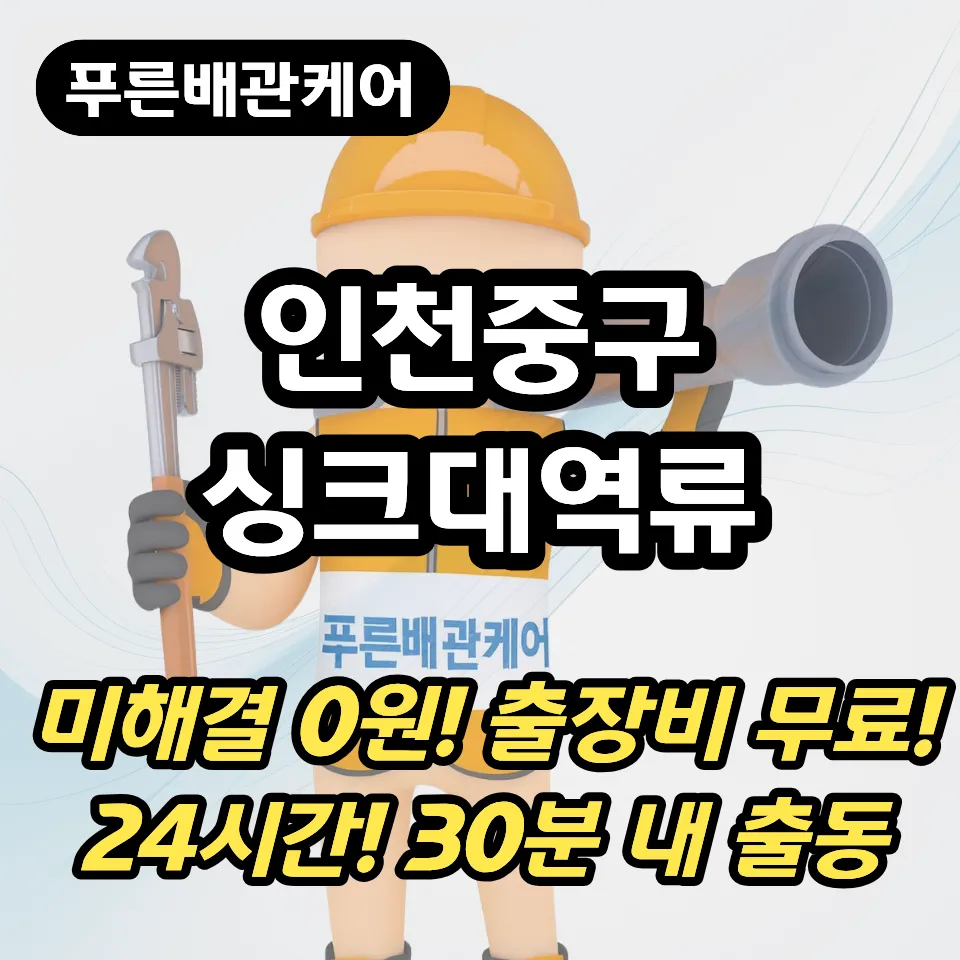 인천중구싱크대역류