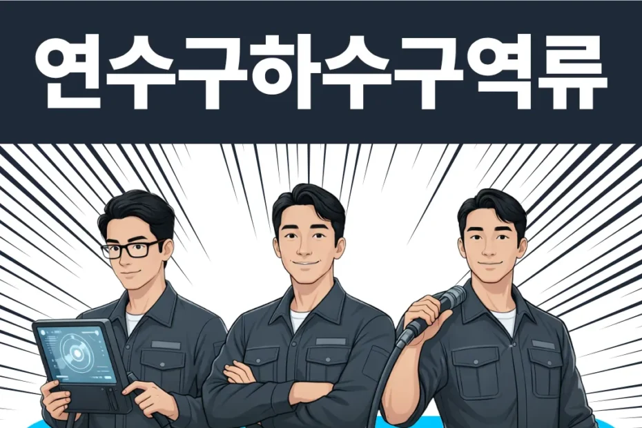 연수구하수구역류