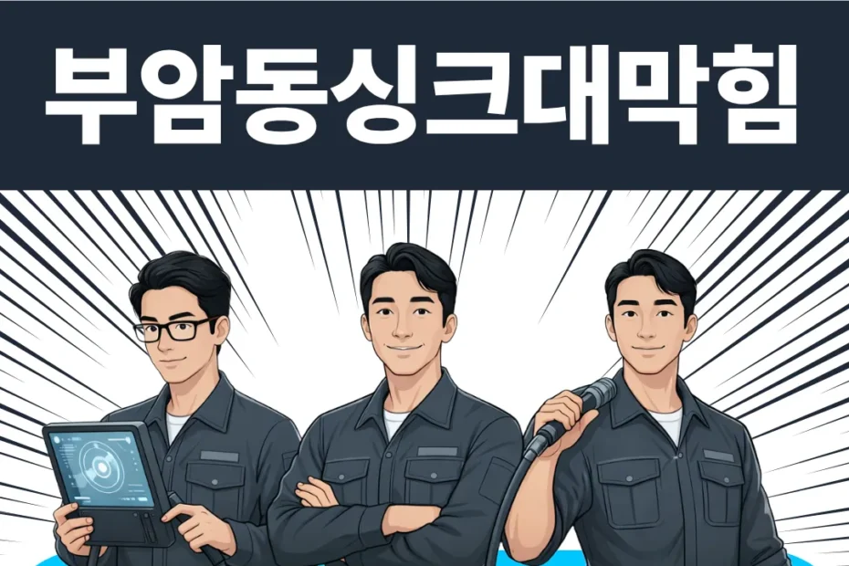 부암동싱크대막힘