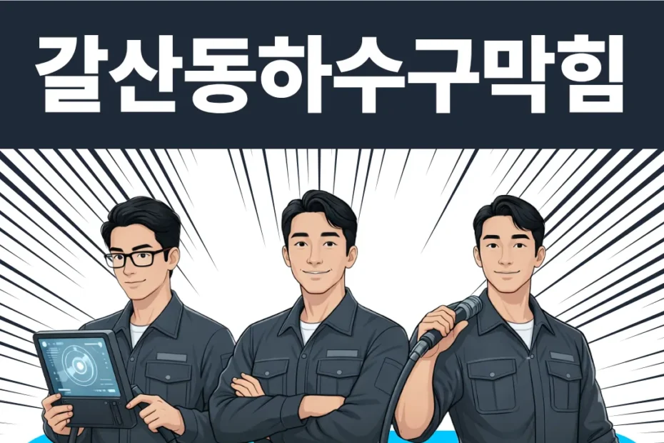 갈산동하수구막힘