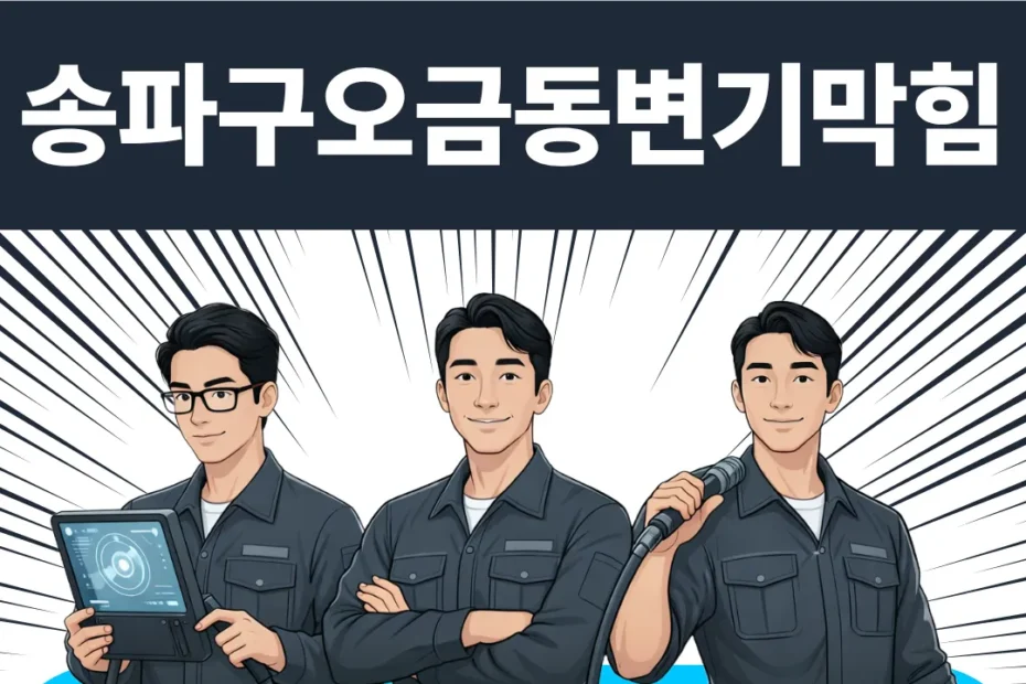 송파구오금동변기막힘