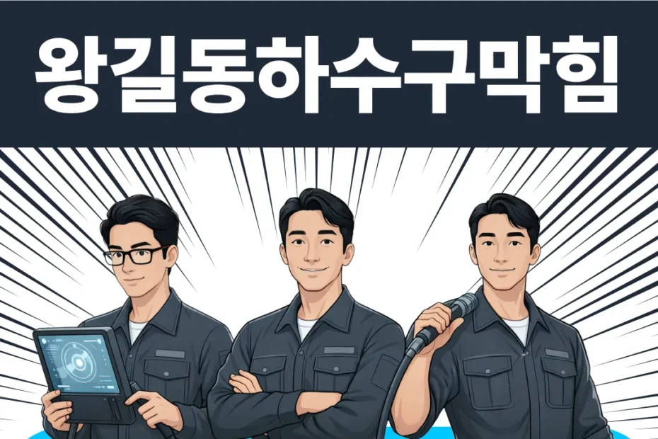 왕길동하수구막힘
