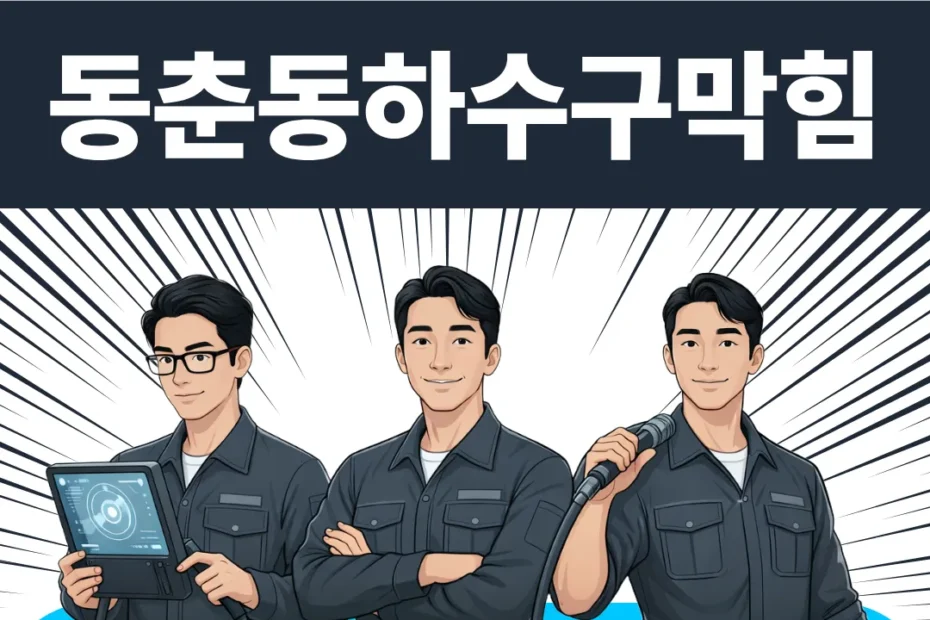 동춘동하수구막힘