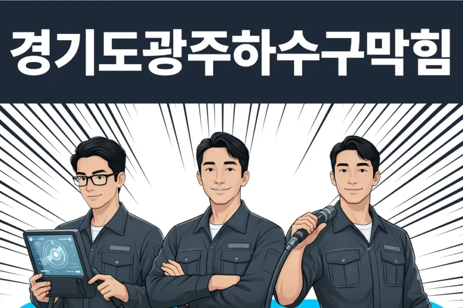 경기도광주하수구막힘