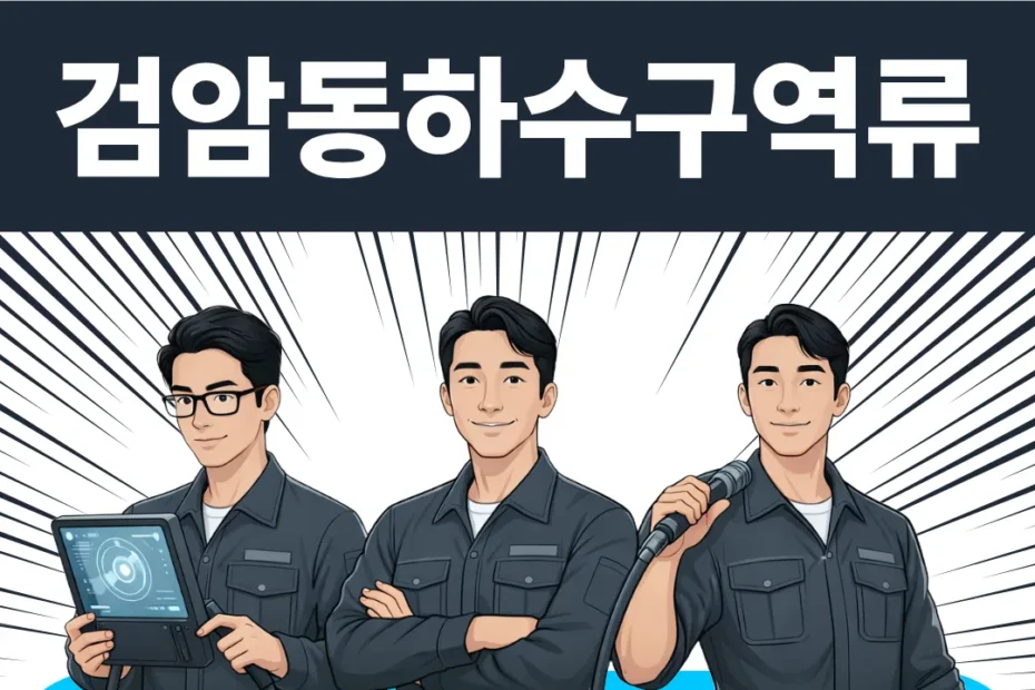 검암동하수구역류