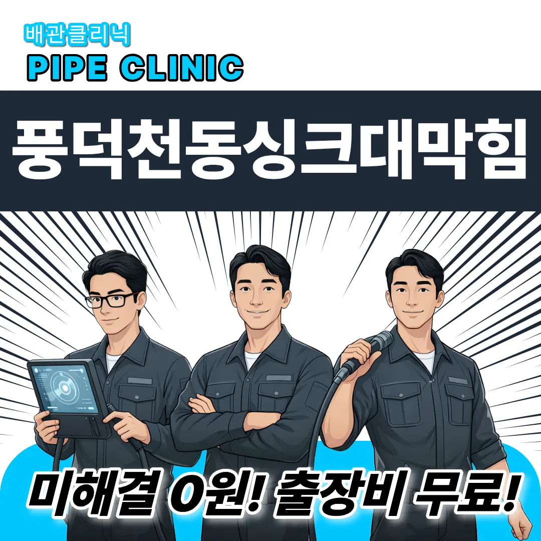 풍덕천동싱크대막힘