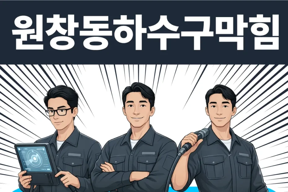원창동하수구막힘