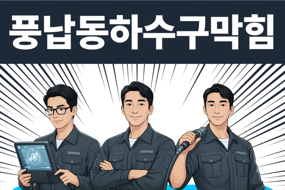 풍납동하수구막힘