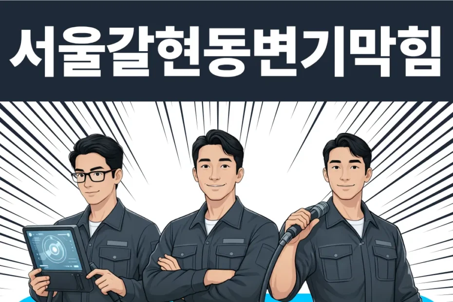 서울갈현동변기막힘