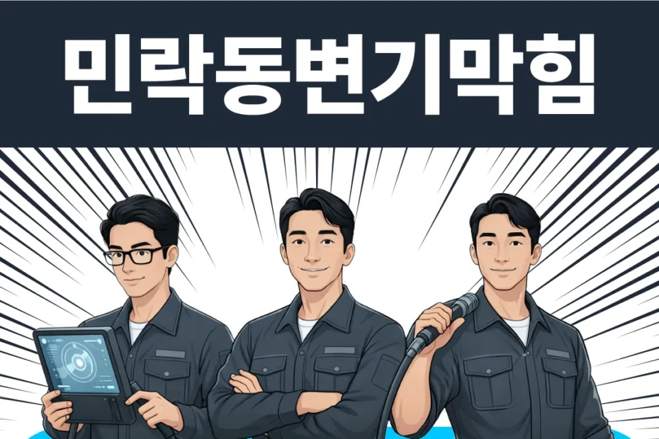 민락동변기막힘