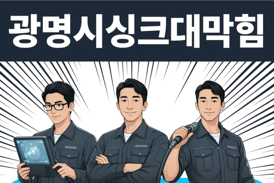 광명시싱크대막힘