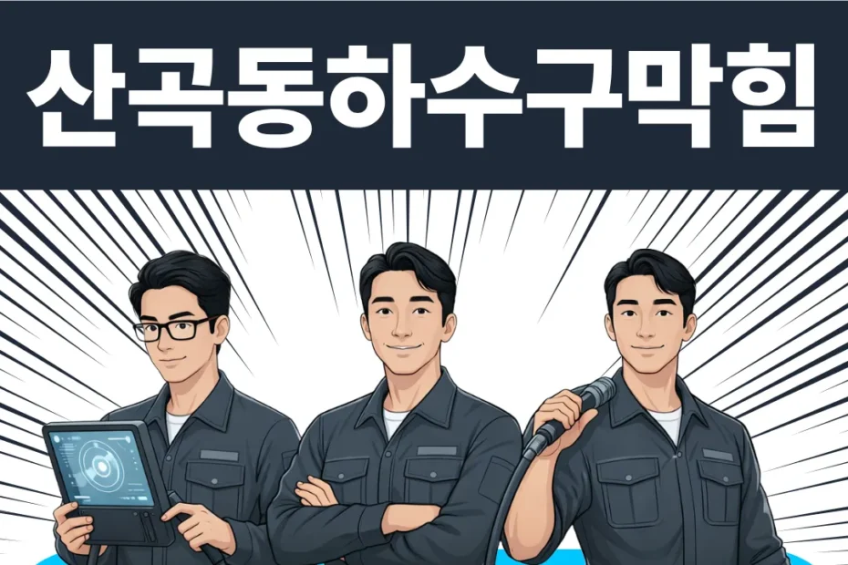 산곡동하수구막힘
