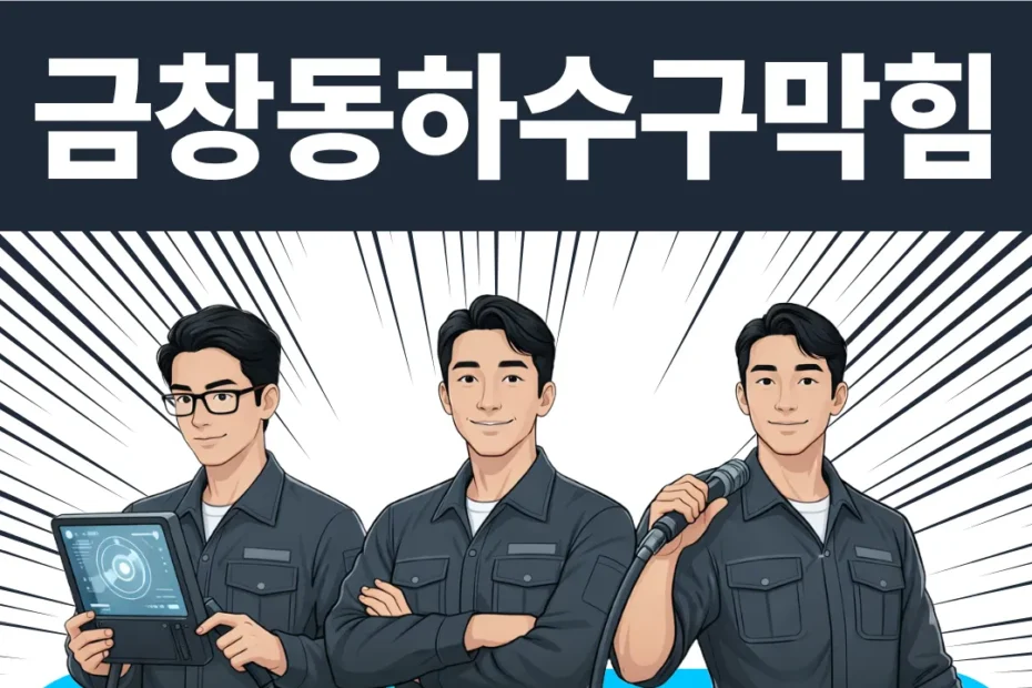 금창동하수구막힘
