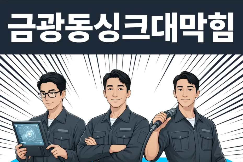 금광동싱크대막힘