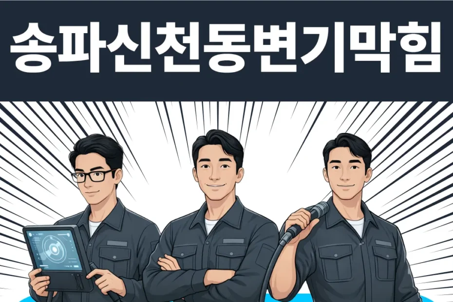 송파신천동변기막힘