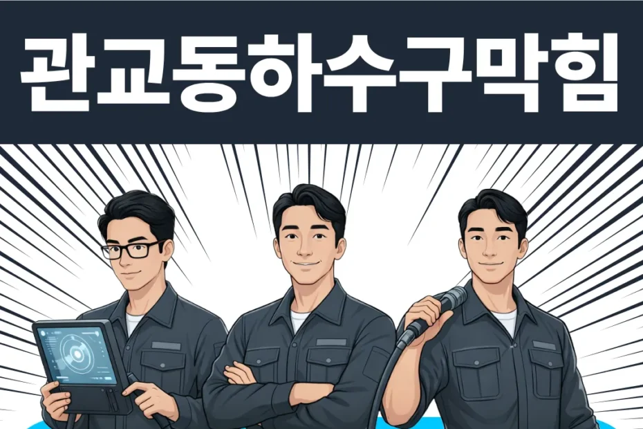관교동하수구막힘