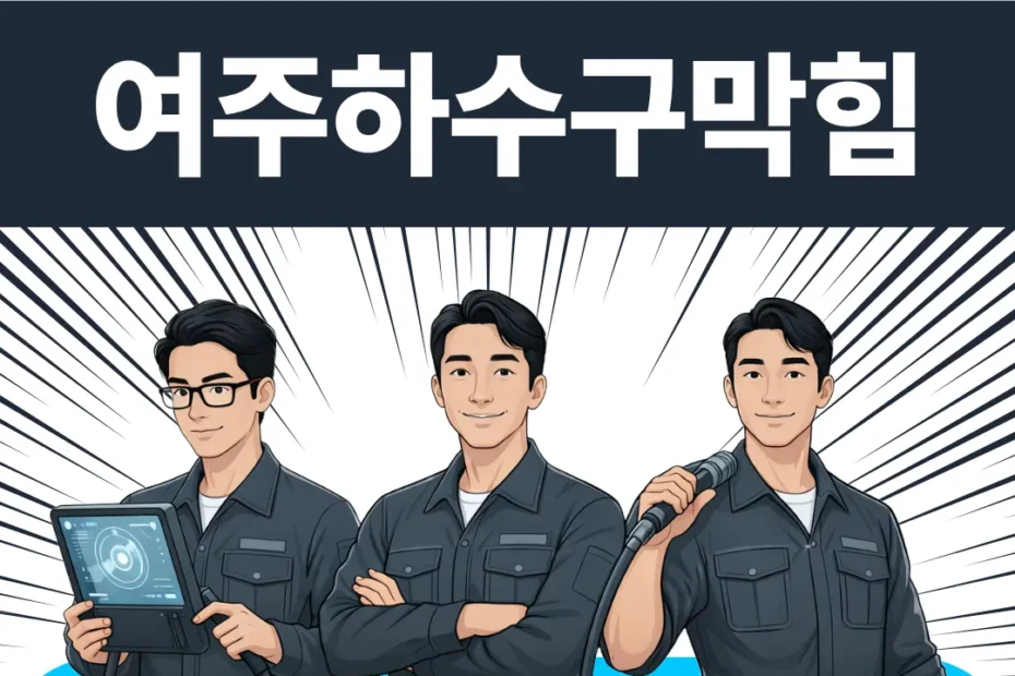 여주하수구막힘